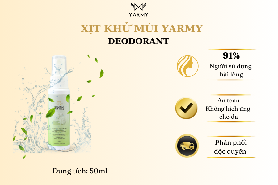 Xịt khử mùi nách YARMY