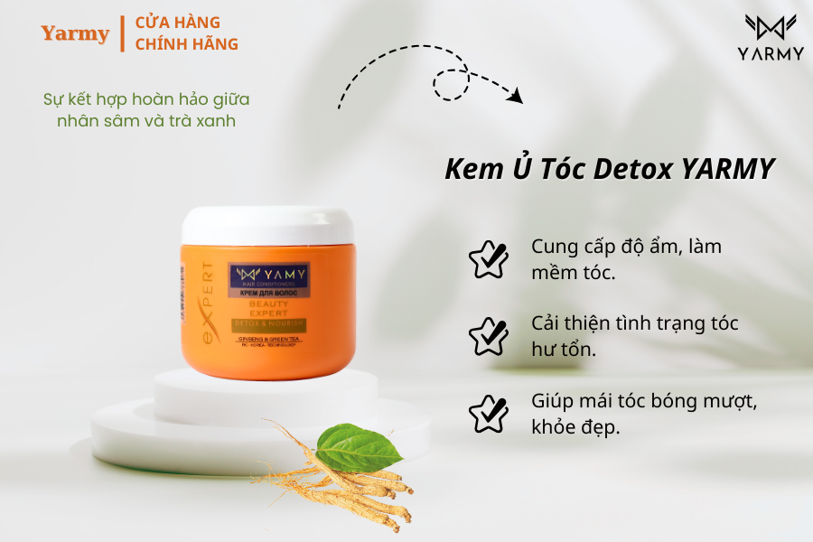 Công dụng đặc biệt của kem ủ tóc Yarmy