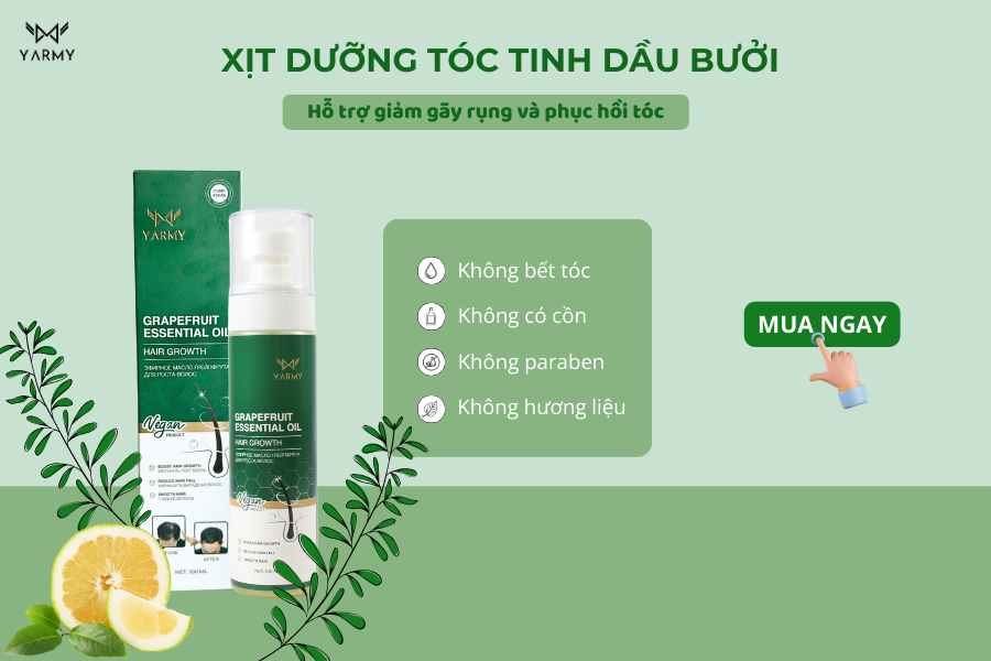 Sản phẩm xịt tinh dầu bưởi nhà Yarmy