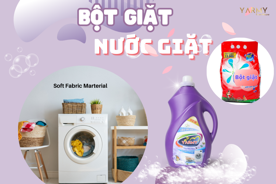 Ưu, nhược điểm của bột giặt và nước giặt