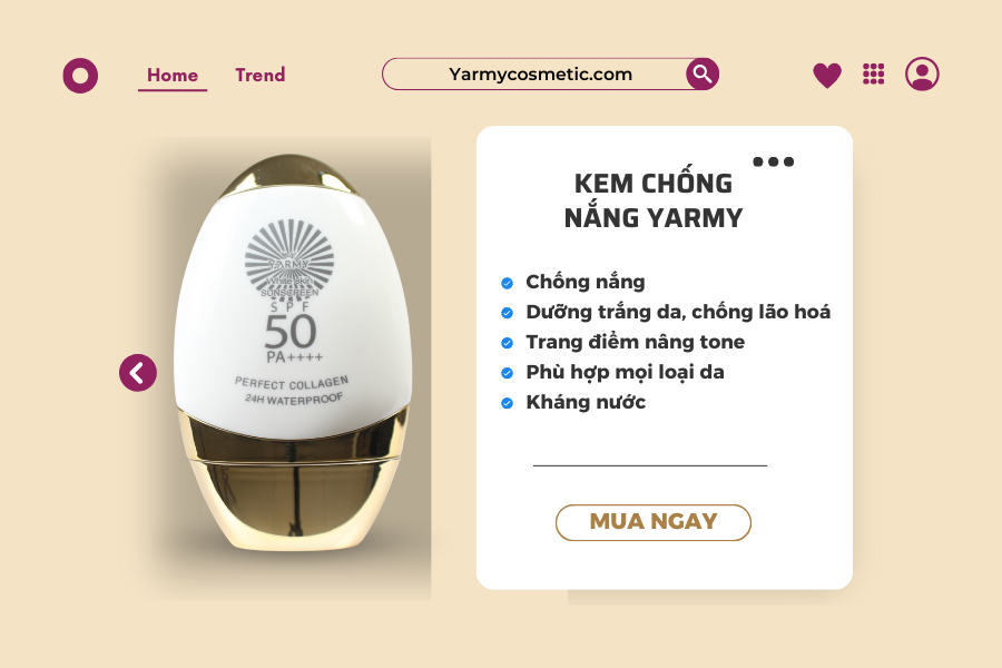 Công dụng kem chống nắng