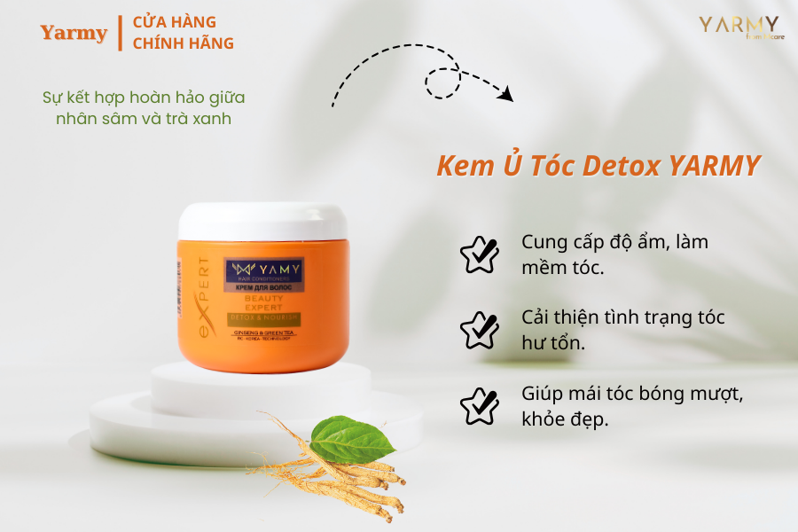 Công dụng đặc biệt của kem ủ tóc Yarmy