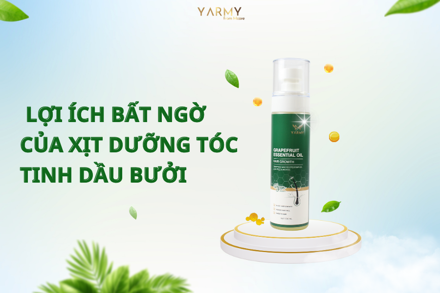 Lợi ích của xịt tóc bưởi